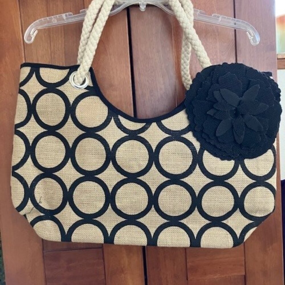 Mud Pie Bag Lady Tote NWOT